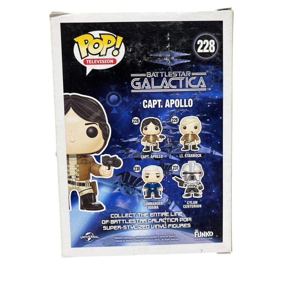 Funko Pop Television Battlestar Galactica Capt Apollo 228 Vinyl Figure 2015 - Picture 2 of 5